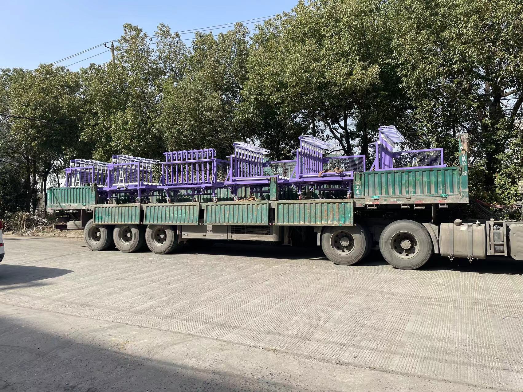 6臺(tái)汽車門(mén)板料框發(fā)往北京理想汽車